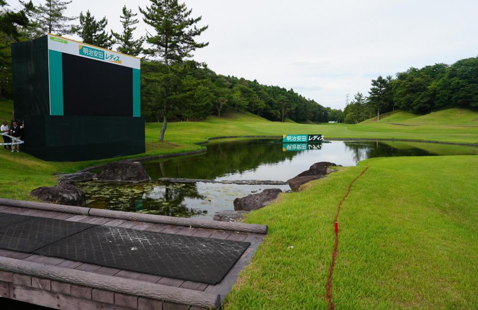 　１８日の大会開催が決まったコース