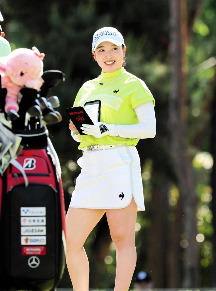 　笑顔の小祝さくら