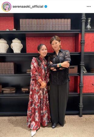 　青木瀬令奈インスタグラム（ｓｅｒｅｎａａｏｋｉ＿ｏｆｆｉｃｉａｌ）より