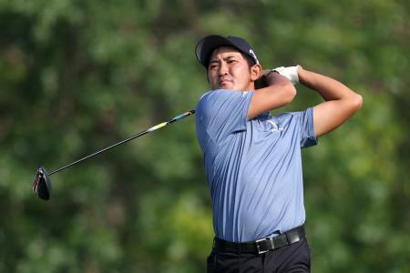 米男子ゴルフ、金谷が５位浮上　第２日、久常と大西は予選落ち