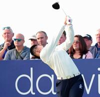 　第１ラウンド、５アンダーで２位の竹田麗央