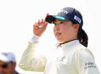 　第１ラウンド、５アンダーで２位の竹田麗央