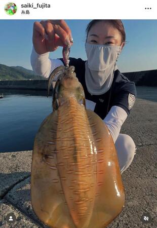 　藤田さいきインスタグラム（ｓａｉｋｉ＿ｆｕｊｉｔａ）より