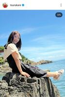 　鶴岡果恋のインスタグラム（＠ｔｓｕｒｕｋａｒｅ）から