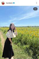 　鶴岡果恋のインスタグラム（＠ｔｓｕｒｕｋａｒｅ）から