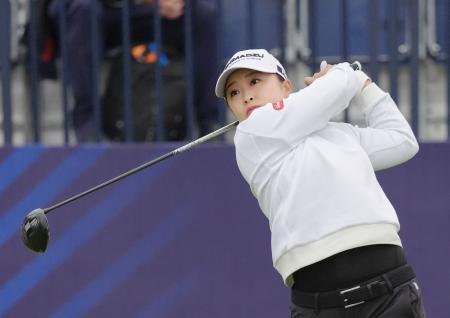 岡山が６７、西郷ら６９　全英女子ゴルフが開幕