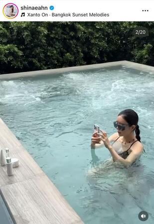 　アン・シネのインスタグラム（＠ｓｈｉｎａｅａｈｎ）より