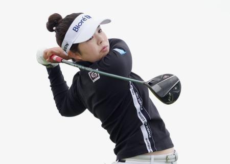 山下美夢有、通算９アンダーに　全英女子ゴルフ第２日