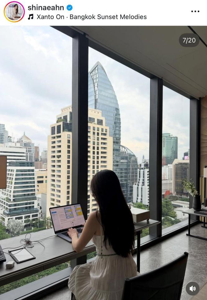 　アン・シネのインスタグラム（＠ｓｈｉｎａｅａｈｎ）より