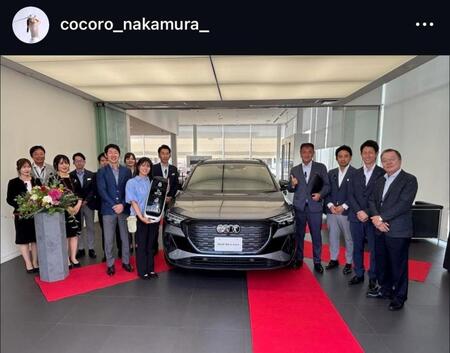 中村心インスタグラム（ｃｏｃｏｒｏ＿ｎａｋａｍｕｒａ＿）より