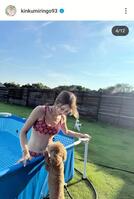 金田久美子のインスタグラム（＠ｋｉｎｋｕｍｉｒｉｎｇｏ９３）から