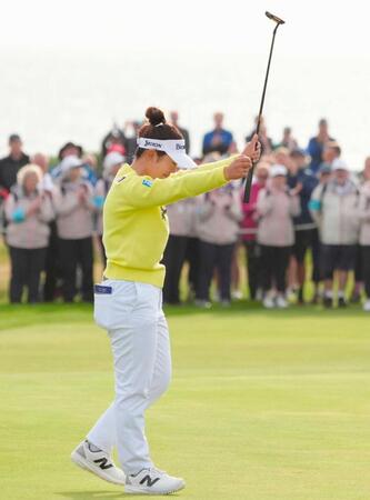 山下美夢有　海外メジャー初Ｖ！渋野歓喜から６年、日本女子６人目　日本時代と同じ緻密さで快挙達成