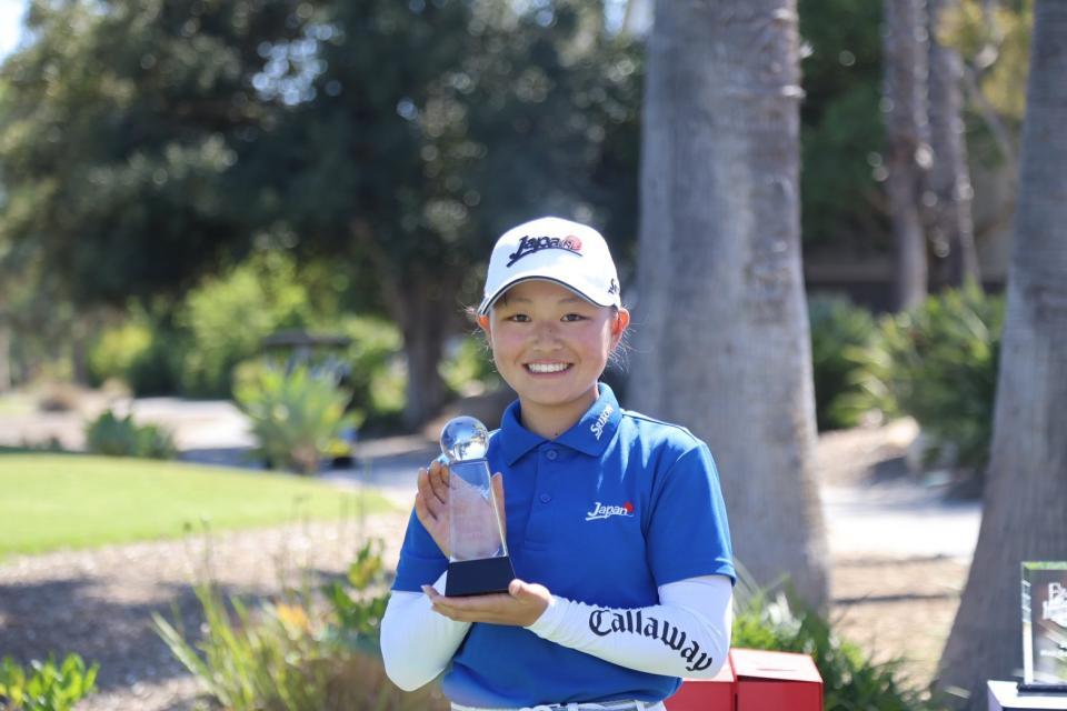 　３位入賞に笑顔の道上稀唯