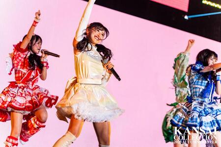 　全力でパフォーマンスした臼井麗香