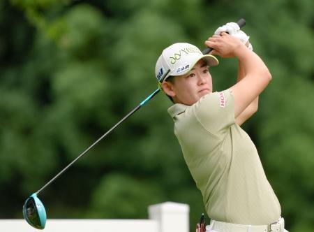 岩井明愛、首位と３打差１２位　米女子ゴルフ第１日