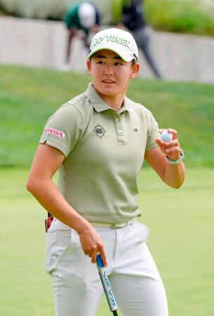 岩井明愛が日本勢トップ３打差１２位発進　「良いプレーができたと思う」残り３日間集中