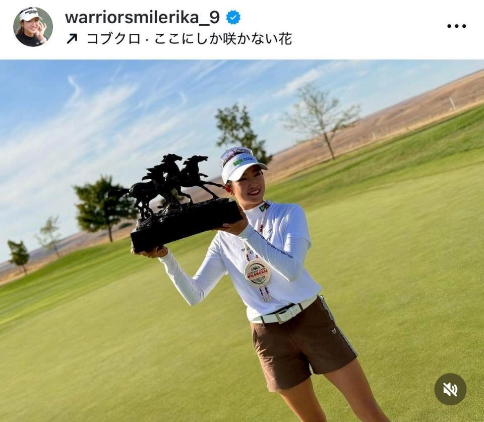 　原英莉花インスタグラム（ｗａｒｒｉｏｒｓｍｉｌｅｒｉｋａ＿９）より