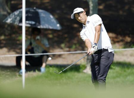 石塚祥利 単独首位浮上 22歳新鋭が地元福岡で大会最少ストローク63をマーク「いい流れでゴルフができた」