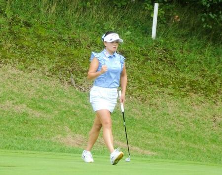 河本結が一時トップの好プレーに「スコア伸ばせたのは自信になる」