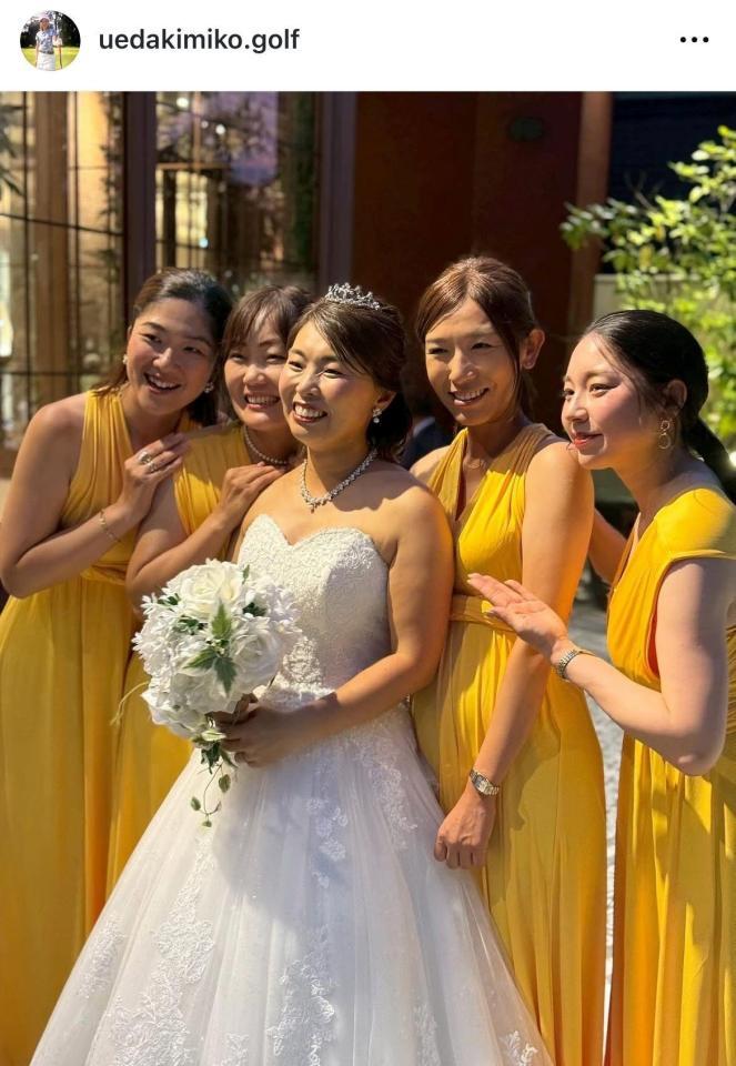 植田希実子インスタグラム（ｕｅｄａｋｉｍｉｋｏ．ｇｏｌｆ）より