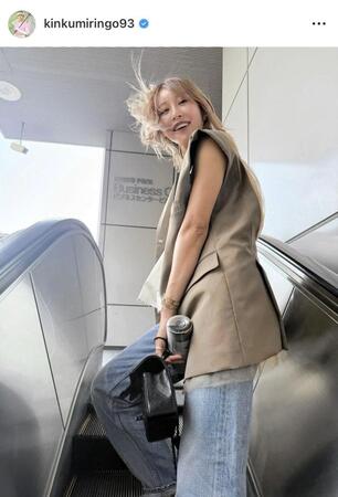 金田久美子のインスタグラム＠ｋｉｎｋｕｍｉｒｉｎｇｏ９３より