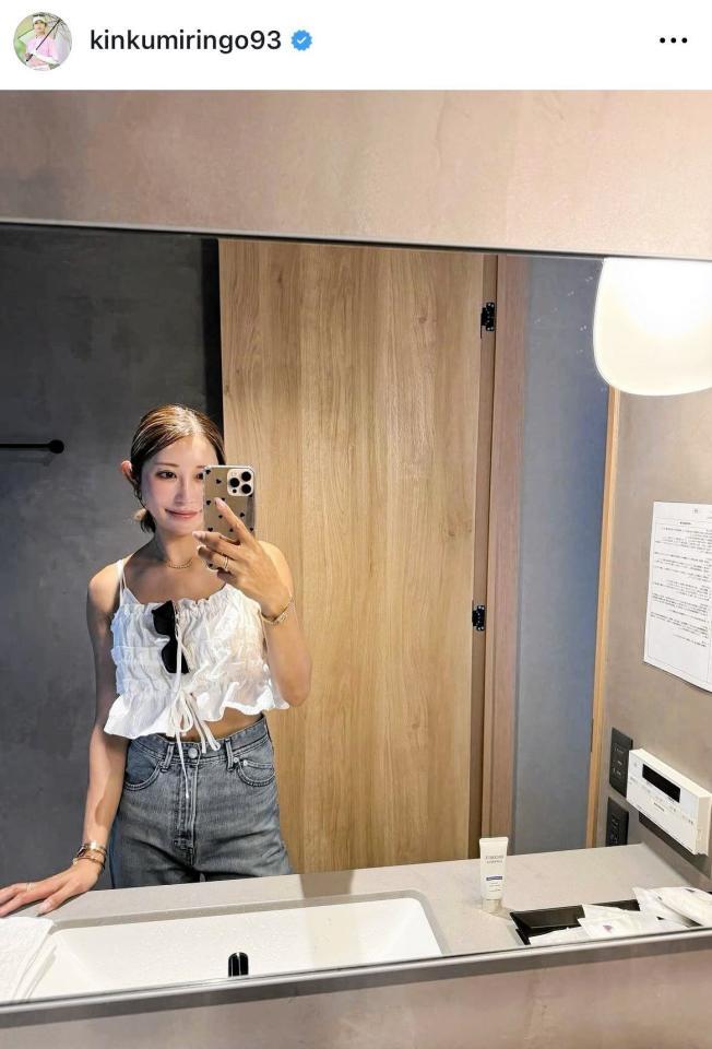 金田久美子のインスタグラム＠ｋｉｎｋｕｍｉｒｉｎｇｏ９３より