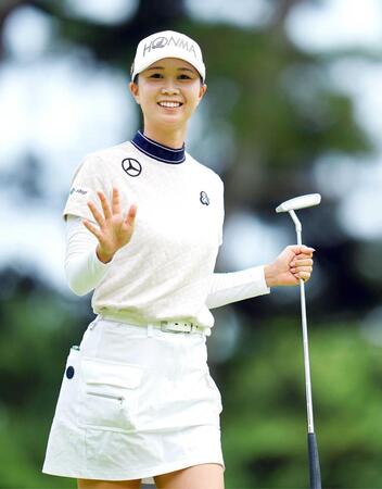 金沢志奈 上々2位浮上 準ホームで躍動!スーパーショットで猛チャージ 初優勝へ油断なし「自分のことに集中できたら」