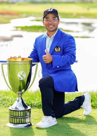 比嘉一貴　ツアー通算８勝目　３年前に制した大会で再び頂点　苦しい展開にも「特に焦りはなかった」