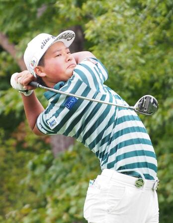 アマ最終戦の１５歳・加藤金次郎が９０位発進　最年少優勝記録で目指す石川遼超え