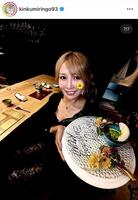 金田久美子インスタグラム（ｋｉｎｋｕｍｉｒｉｎｇｏ９３）より