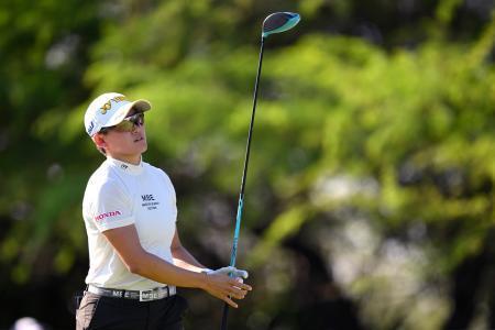 岩井明2位、渋野は予選落ち 米女子ゴルフ第2日