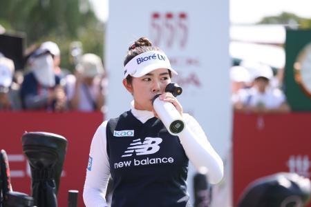 山下美夢有、3打差の10位発進 ビュイック女子ゴルフ第1日