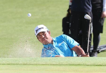 松山２８位浮上も悔し「３アンダーが精いっぱい」　トップと１０打差「ビッグスコアが１回出せれば近づく」