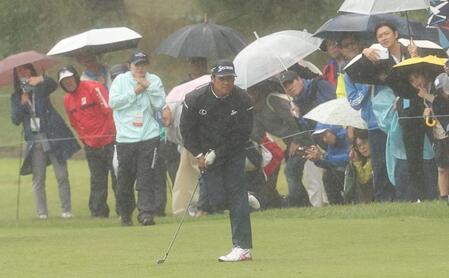 男子ゴルフ　松山痛恨トリプルボギー…首位と８打差２２位「残念」