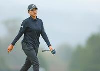 　１番でバーディーパットを外した渋野日向子