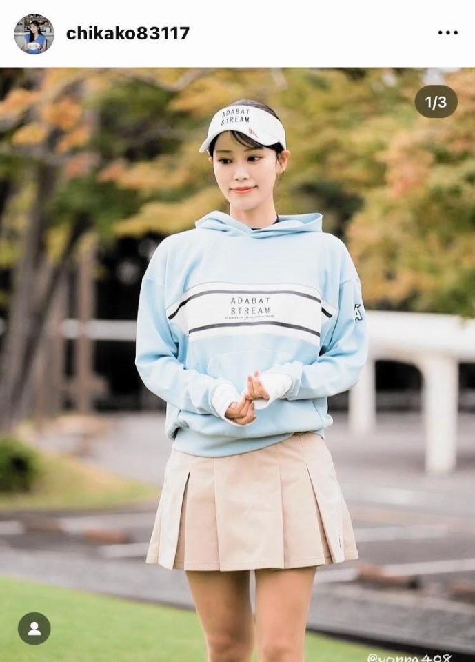 　鈴木愛佳子のインスタグラム（＠ｃｈｉｋａｋｏ８３１１７）から