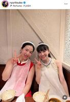 　笠りつ子インスタグラム（ｒｙｕｒｉｔｓｕｋｏ）より