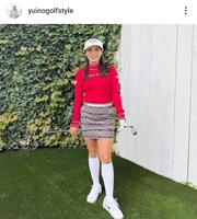 　河本結のインスタグラム＠ｙｕｉｎｏｇｏｌｆｓｔｙｌｅ（１０月２７日付）より