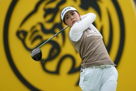 山下美夢有４位、馬場ら２１位　米女子ゴルフ第１日