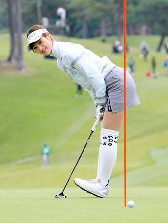 都玲華 絶口調初首位発進 「一気にバーン」イーグルスタートにパットも「ドーン」!「帰りに交通事故遭わないか心配」