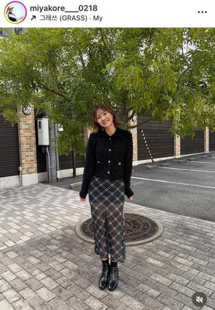 都玲華インスタグラム（ｍｉｙａｋｏｒｅ＿＿＿０２１８）より