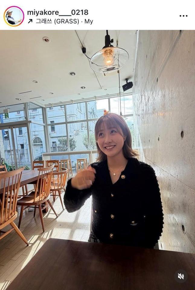 都玲華インスタグラム（ｍｉｙａｋｏｒｅ＿＿＿０２１８）より