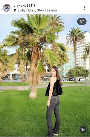 　鈴木愛佳子のインスタグラム（＠ｃｈｉｋａｋｏ８３１１７）から