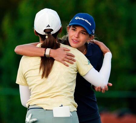 渋野日向子54位発進「すごく苦しいラウンドだった」 トランプ大統領の孫娘カイ・トランプと同組「一生に一度あるか」