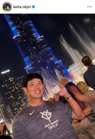 中島啓太インスタグラム（ｋｅｉｔａ．ｎｋｊｍ）より