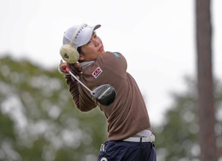 桜井心那、最終予選会で暫定２位　渋野日向子と西村優菜２３位