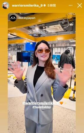 　オークリージャパンのインスタグラム（＠ｏａｋｌｅｙｊａｐａｎ）から