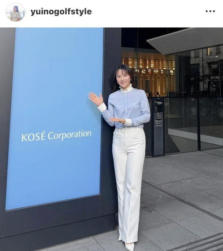 　河本結のインスタグラム（＠ｙｕｉｎｏｇｏｌｆｓｔｙｌｅ）から