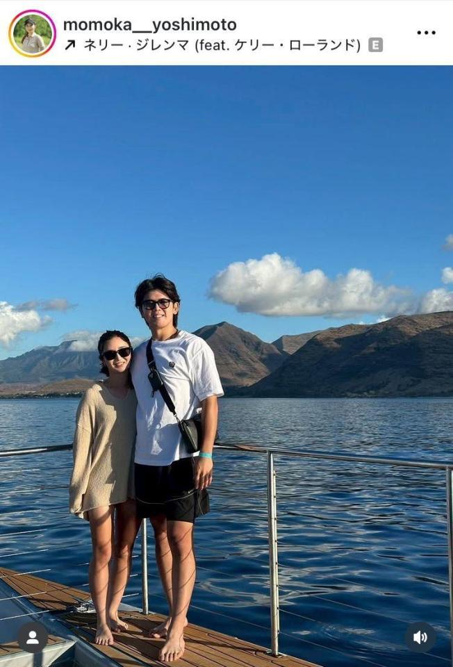 　吉本百花インスタグラム（ｍｏｍｏｋａ＿＿ｙｏｓｈｉｍｏｔｏ）より