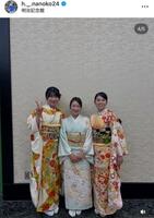 　林菜乃子インスタグラム（ｈ．＿．ｎａｎｏｋｏ２４）より